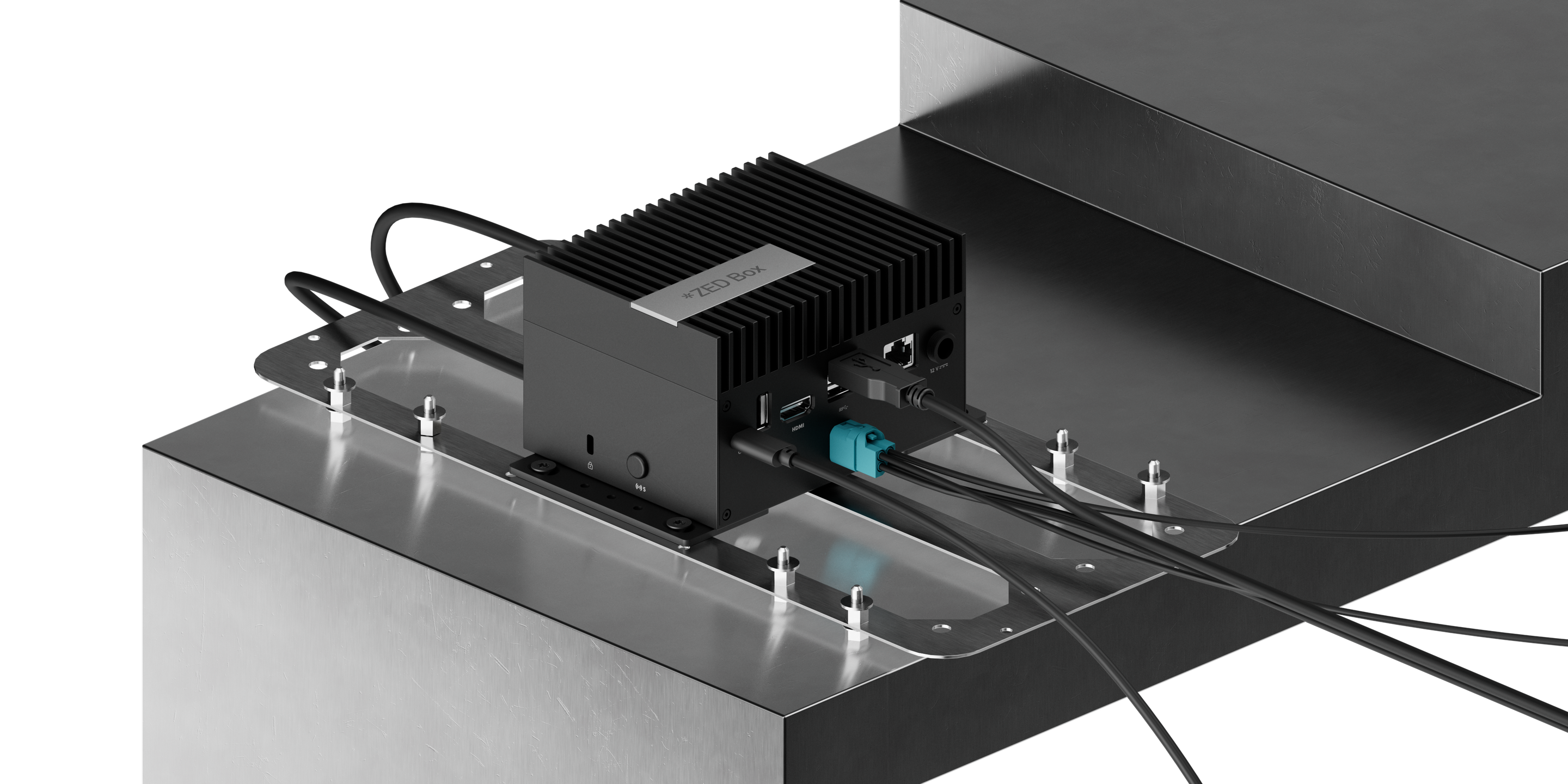 ZED Box Orin NX plugged in